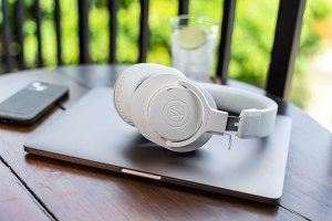 Słuchawki Audio Technica ATH-M20XBTWH headphones (white, USB-C, 3.5 mm jack) 2