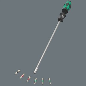 Zestaw narzędzi Wera Wera bit set Kraftform Kompakt 27 XL Universal 1 (black/green, 7 pieces, integrated magazine) 5