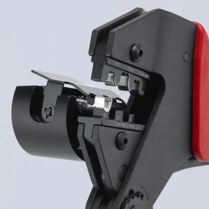 Knipex KNIPEX Crimping system pliers 97 43 66 EVO, crimping pliers (red/blue, for MC4 EVO 2 solar connectors) 5