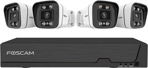 Rejestrator Foscam Foscam FNA 108 E B4 2T, set (black/white, FNA108E 8-channel NVR, 4x V8EP camera) 1