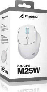 Mysz Sharkoon Sharkoon OfficePal M25W (white) 8