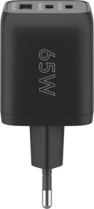 Ładowarka Goobay USB-C PD multiport fast charger Nano 65 Watt (black, 1x USB-A, 2x USB-C PD, GaN technology) 4