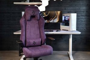 Fotel Arozzi Gaming krzesło Vernazza Purple - Soft Fabric 5