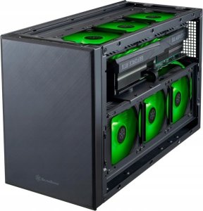 Komputer SilverStone SilverStone SST-SG17B Micro-ATX / Mini ITX Gehäuse - schwarz 15