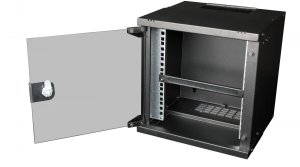 Equip Equip 10" Kabeldurchführung mit Bürsteneinsatz, 1U  schwarz 4