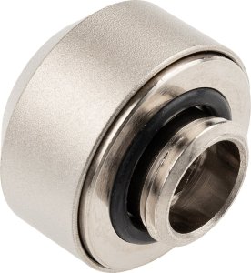 Optimus Optimus Hardtube Fitting, 14 mm - Satin Nickel 1