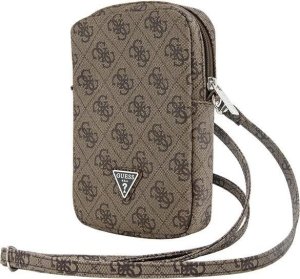 Guess Guess Zip 4G Triangle - Torebka na telefon (brązowy) 1