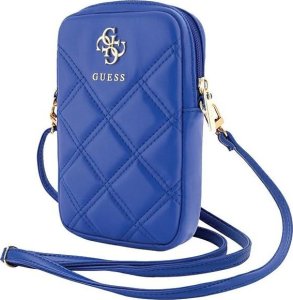 Guess Guess Zip Quilted 4G - Torebka na telefon (niebieski) 1