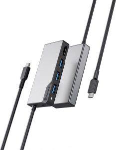 Alogic Alogic USB-C HUB 5 in 1 HDMI & USB                space grau 3