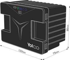 Yolco Bateria modułowa do lodówek przenośnych Yolco SC4B Czarna 6