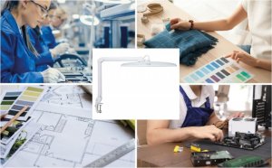 Lampka biurkowa Maul LED Arbeitsplatzleuchte Explore dimmbar weiß 1