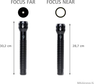 Latarka Maul MAUL LED Taschenlampe Kronos XL 28,7cm 10W, bis zu 295m 3