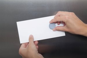 Maul Industriemagnet rund 29mm 10 Stück grau 3