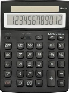 Kalkulator Maul MAUL Taschenrechner ECO 950, 12 Stellen schwarz 1