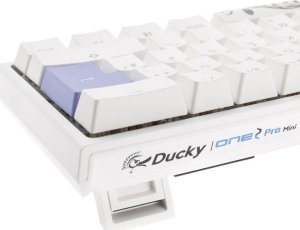 Klawiatura Ducky Ducky One 2 Pro Mini White Edition Gaming Tastatur, RGB LED - Cherry Silent Red 2