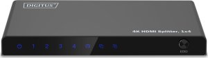 Digitus DIGITUS HDMI Splitter 1x4 4K/60Hz HDCP 2.3 EDID Control 4