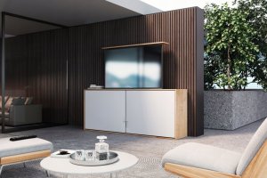 Art UCHWYT TV-WINDA STEROWANY ELEKTRYCZNIE AR-93M MOBILNY 60KG max 80" VesaMax600x400 8