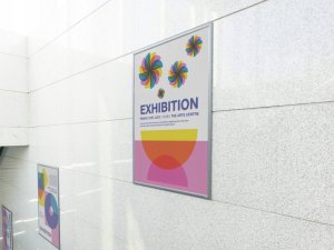 Durable DURABLE Klapprahmen Aluminium A2 silber 8