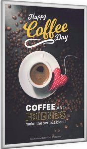 Durable DURABLE Klapprahmen Aluminium A1 silber 2