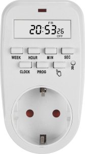 GreenBlue Włącznik czasowy - timer cyfrowy GreenBlue,  max. obciążenie 16A, IP20, GB362 F 2