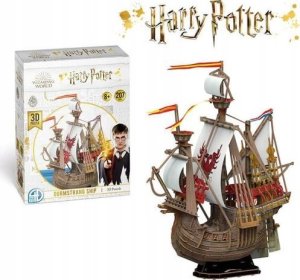 Harry Potter Harry Potter - Puzzle 3D 207 elementów w ozdobnym pudełku (Statek Durmstrang) 1