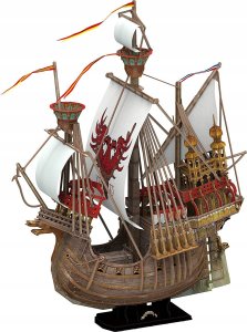 Harry Potter Harry Potter - Puzzle 3D 207 elementów w ozdobnym pudełku (Statek Durmstrang) 3