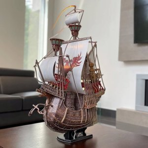 Harry Potter Harry Potter - Puzzle 3D 207 elementów w ozdobnym pudełku (Statek Durmstrang) 9