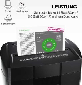 Niszczarka Peach Peach Aktenvernichter High Performance inkl. Service Kit 2