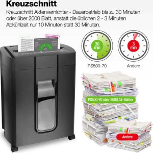 Niszczarka Peach Peach Aktenvernichter High Performance inkl. Service Kit 6