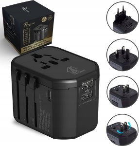 ExtraLink Extralink Smart Life dla podróżnych EU/UK/USA/AU/CH + USB-C USB-A 2