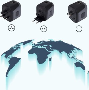 ExtraLink Extralink Smart Life dla podróżnych EU/UK/USA/AU/CH + USB-C USB-A 5