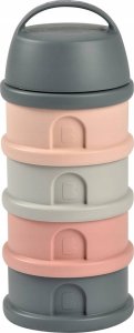 . BEABA Pojemniki na mleko w proszku 4 komory mineral grey/pink (opakowanie zbiorcze 6 szt.) 2