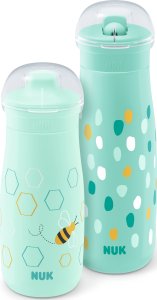 NUK NUK Mini-Me Trinkflaschen Set, ab 9 Monaten, mint 1