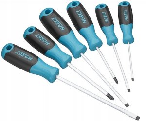 Hazet Hazet screwdriver set 811/6, 6-piece (blue/black, non-slip HAZET 3-component handle) 1