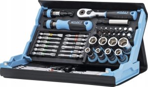 Hazet Hazet SmartCase socket and bit set 2200SC-32, 59 pieces (black/blue, 1/4, with reversible ratchet) 5