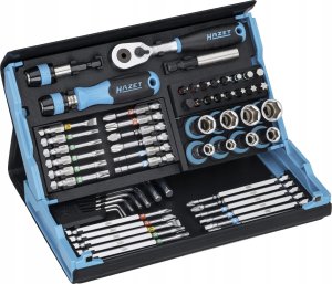 Hazet Hazet SmartCase socket and bit set 2200SC-32, 59 pieces (black/blue, 1/4, with reversible ratchet) 6