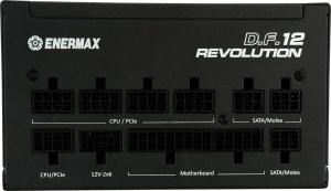 Zasilacz Enermax Enermax Revolution DF12 850W, PC power supply (black, 1x 12-pin GPU connector, 3x PCIe, cable management, 850 watts) 10