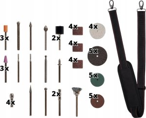 Einhell Einhell cordless grinding / engraving tool (stat) TE-MT 18/34 Li-Solo, straight grinder (red/black, without battery and charger) 3