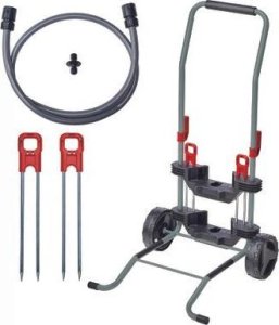 Einhell Einhell transport and hose trolley, for cordless hose reel GE-HR 18/30 (grey, tool-free insertion of the hose reel) 7