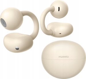 Słuchawki Huawei Huawei FreeClip, headphones (beige, Bluetooth, USB-C) 1