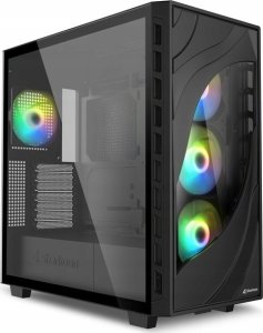 Obudowa Sharkoon Rebel C80G RGB czarna 4