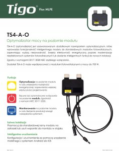 Tigo TIGO Optymalizator mocy TS4-A-O do 700W 9