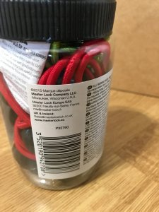 MasterLock Master Lock Gummispannseil 10-PK Kugelsicherung 3258EURDA 3