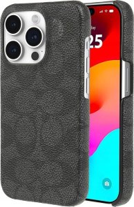 Coach Coach Slim Wrap Signature C Case -  Etui iPhone 15 Pro (Charcoal) 1