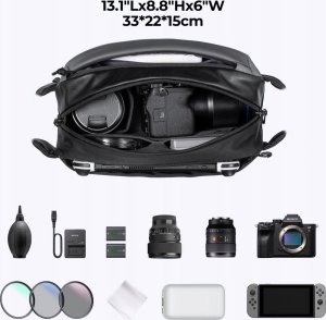 Torba Kf fotograficzna Kf13.157 szara 5