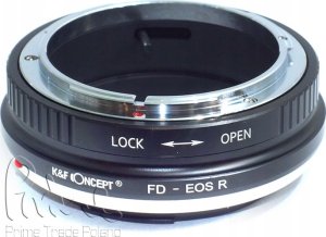 Kf Adapter Redukcja Na Obiektyw Canon Fd Do Canon Eos R Rf Rp K&f / Kf06.378 / Fd-eos R 5