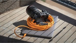 Kabel USB Tether Tools USB-C - USB-C 9.4 m Pomarańczowy (CUC31RT2-ORG) 7