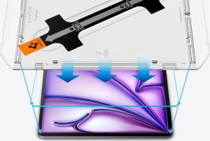 Spigen Spigen GLAS.TR EZ FIT - Szkło hartowane do iPad Air 13" (M2, 2024) (Przezroczysty) 4