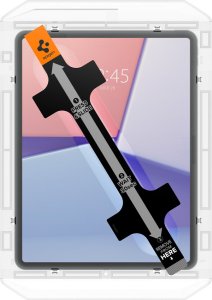Spigen Spigen GLAS.TR EZ FIT - Szkło hartowane do iPad Air 13" (M2, 2024) (Przezroczysty) 9