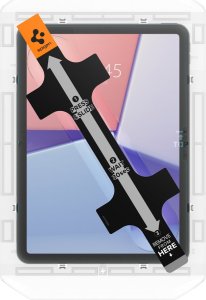 Spigen GLAS.TR EZ FIT - Szkło hartowane do iPad Air 11" (M2, 2024) (AGL07798) 9